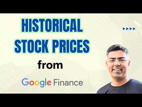 How to get Historical stock price data using Google Finance