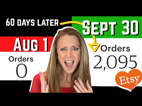 How I Got 2,095 Orders in Just 60 Days!  Make Sales on Etsy with POD