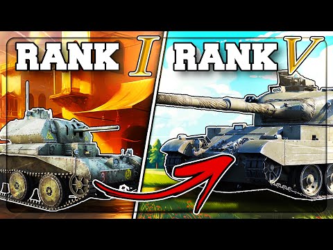 Evolving Tank Lineup To TOP TIER - Permadeath Challenge - War Thunder