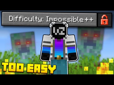 I Beat Fundy's NEW "IMPOSSIBLE" Difficulty in Minecraft (first try)