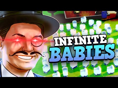 THE MOST ILLEGAL GAME OF SIMS 4 - How To Print Infinite Babies and Infinite Money Challenge