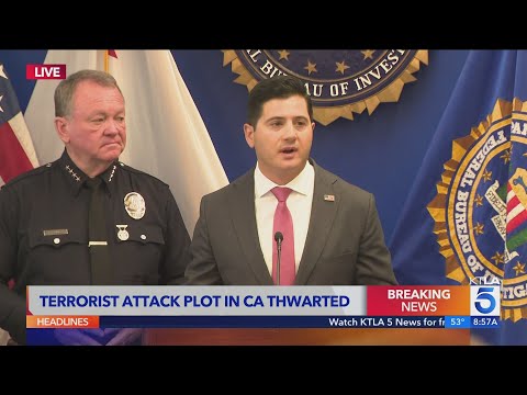 Federal, local authorities discuss alleged New Year Eve terrorist attack thwarted in California