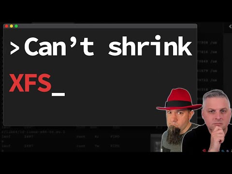 Why XFS can't shrink but ext4 can