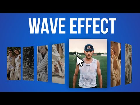 IMAGE WAVE EFFECT ON HOVER - Elementor containers