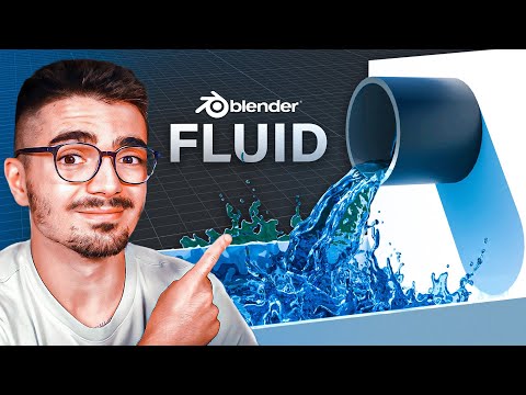 Comment faire une simulation de fluide sur Blender 4.3 ?