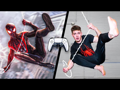We Tried Spiderman Stunts In Real Life! (PS5)