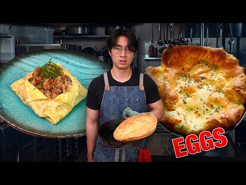 Viral egg dishes, but each recipe gets harder