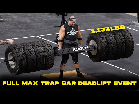 2025 STRONGEST MAN ON EARTH FULL MAX TRAP BAR DEADLIFT EVENT