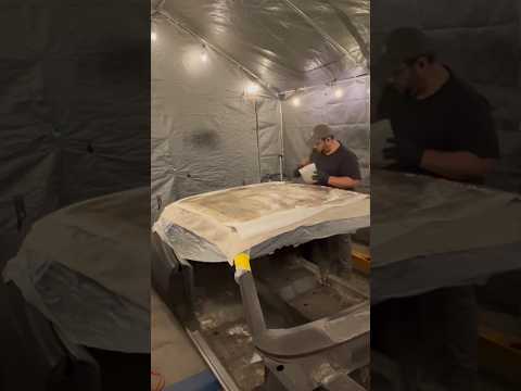 1972 AMC Javelin Headliner mold reinforced with steel and more fiberglass