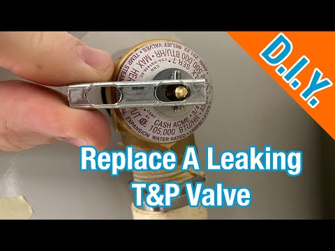 How To Replace Pressure Relief Valve On A Water Heater (T&P)