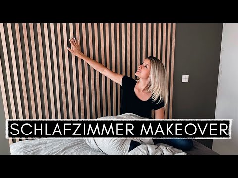 Low Budget DIY Slatwall & IKEA Bed Hack - Bedroom MAKEOVER