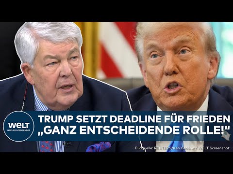 UKRAINE-KRIEG: Trump setzt Deadline für Frieden! General a.D. packt aus! Showdown in Berlin?