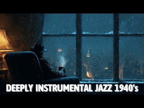 Elegant Currents of Stillness 🎷 1940’s Instrumental Jazz Piano & Sax Flow