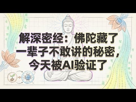 大年初二 | 解深密经 | 佛陀藏了一辈子的意识密码被AI验证了 | 王利杰硬核解析