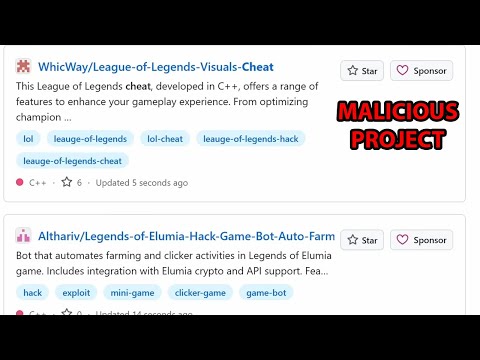 How much malware can you get from GitHub?