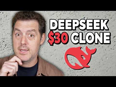 DeepSeek R1 Cloned for $30?! PhD Student STUNNING Discovery