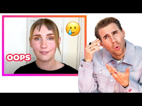 Hairdresser Reacts To DIY Bangs Gone Horribly Wrong