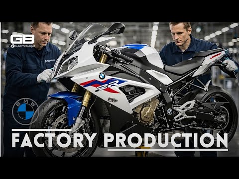 BMW S1000RR Factory Production - INSIDE the GERMAN Motorcycle Plant 🇩🇪