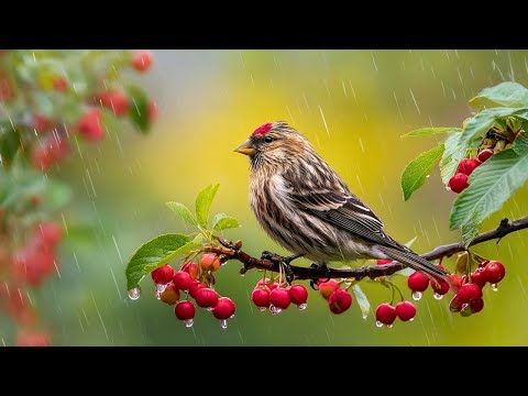 🌺 Peaceful Piano, Singing Birds & Soft Rain – Calm Music for Deep Relaxation and Inner Peace 🌟🎼🍃