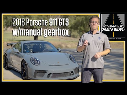 2018 Porsche 911 GT3 with manual transmission! The best argument against PDK? | One-Mile Review
