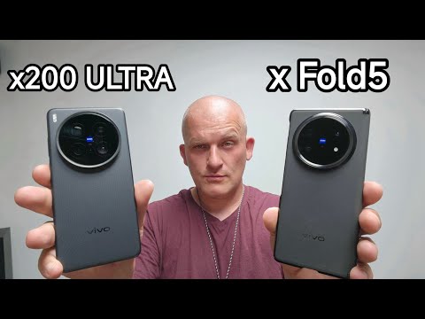 VIVO X FOLD 5 VS VIVO  X200 ULTRA   Side by side camera comparison