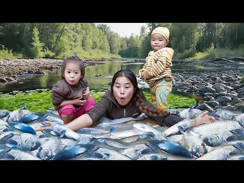 Discovery of a "treasure" in a mysterious water cave - Ms.Duong’s family fishing trip | Village Life