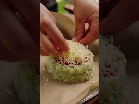 Crispy Potato Chicken Baskets 🥔🍗 #cooking #easyrecipes