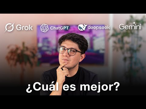 Gemini vs ChatGPT vs DeepSeek vs Grok: Comparativa para principiantes
