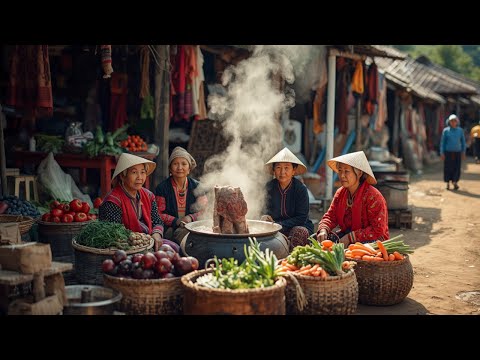 What Vietnamese People Like To Eat And Buy At The Market You Can Find Out In This Video|Rural Market