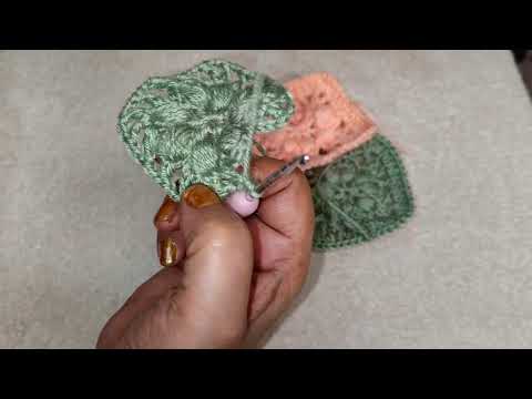 Very easy way to make handmade Crochet square pattern 🧶🪡❤️