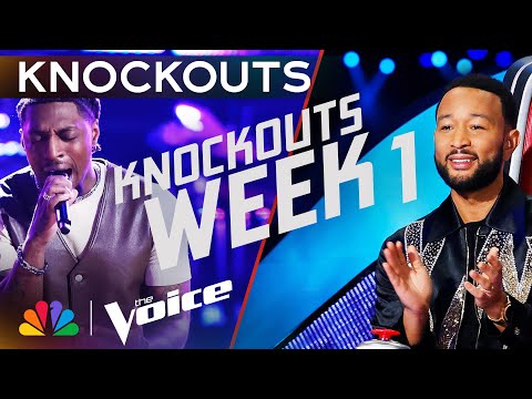 Dazzling Performances from the First Week of Knockouts | The Voice | NBC