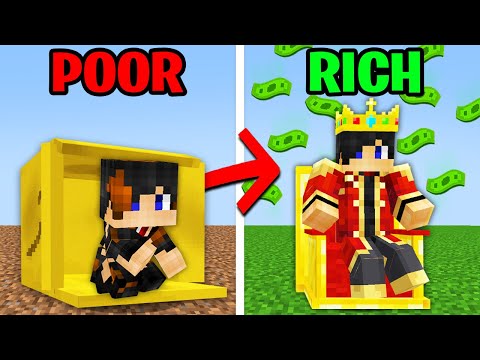 Minecraft, But From POOR to RICH...