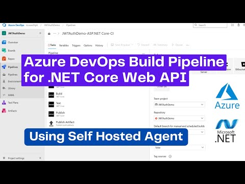 Azure DevOps Build Pipeline for .NET Web API | CI/CD | Using Self-Hosted Agent (Step-by-Step)#Part1