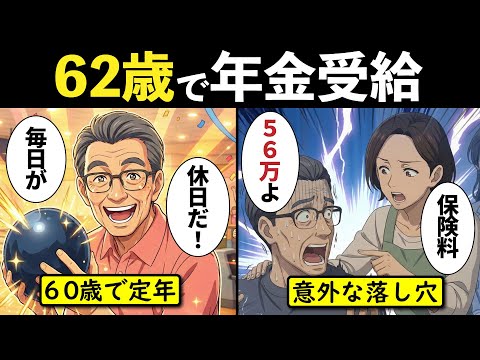 [Comic] What happens if you start receiving your pension at age 62? Retirement at age 60 vs. bein...