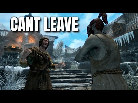 Can you play Skyrim without leaving Windhelm?
