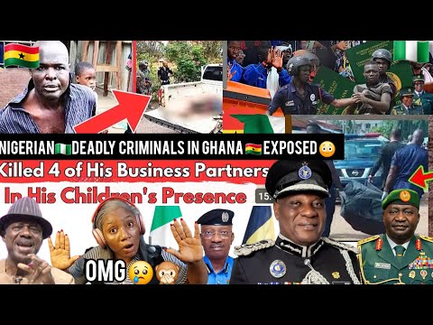 BREAKING🔥TOP NIGERIAN🇳🇬CRIMIN@LS IN GHANA 🇬🇭 CAPTURED😳🙊🙆‍♀️
