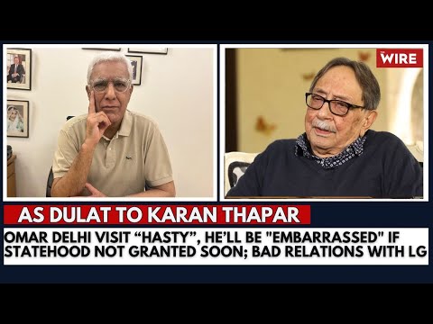 Omar Delhi Visit “Hasty”, He’ll Be "Embarrassed" if Statehood Not Granted Soon;Bad Relations With LG