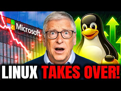Bill Gates TERRIFIED As Millions Of Users DITCH Windows For Linux!
