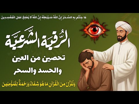 رقية شرعية شاملة🔥 رجل الحسد والسحر والعين والهم والضيق ووفر الرزق ونعم الله القرآن الرقية😣🤕