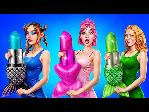 Como se tornar uma sereia popular! De nerd a sereia com glow up incrível