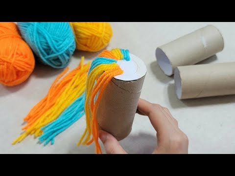 Amazing Idea! Transforms into useful items using discarded toilet tissue roll. DIY Upcycle Hack