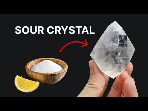Growing A Sour Citric Acid Crystal