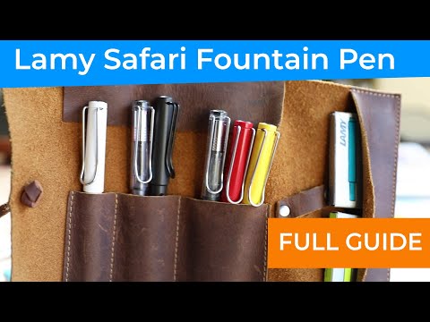 Lamy Safari Fountain Pen : The BIG guide to Filling, Inks, Nibs, Using and Cleaning