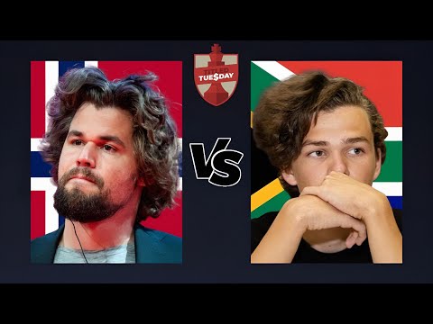 Magnus Carlsen vs Matfey Rogov | Titled Tuesday | October 2025 | chesscom