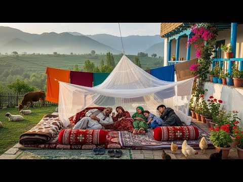 Off Grid Village Life in Afghanistan | Peaceful Daily Routine & Cooking Traditional Tandoori Bread.