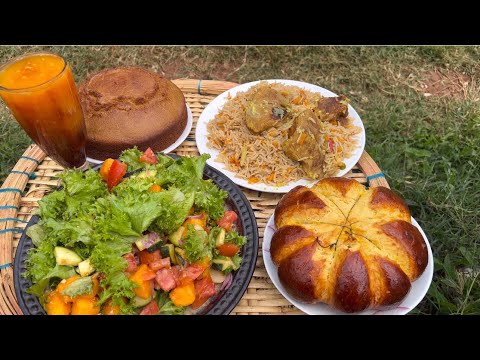 beetroot cake at jungle/ቀይስር ኬክ በጫካ