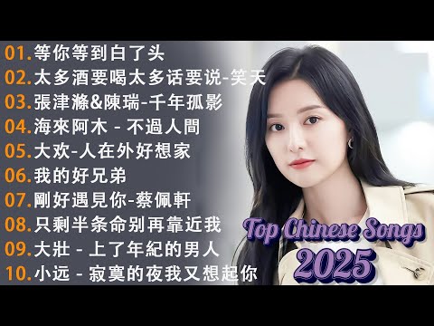 2025大陸流行金曲精選 📀 40首華語歌曲: 三生石下 / 我愛你勝過你愛我 / 可可托海的牧羊人/ 暗里着迷-吉他的天空 | 不容錯過的熱門音樂合集 ❤️