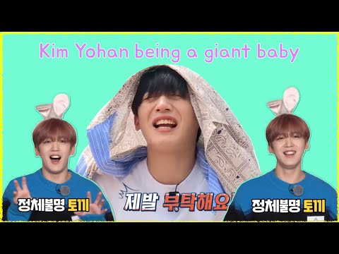 Kim Yohan being this cute tiny but giant baby and it's impossible not to fall for him [WEi - 위아이]