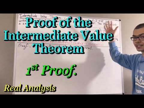 First proof of the Intermediate Value Theorem (ILIEKMATHPHYSICS)