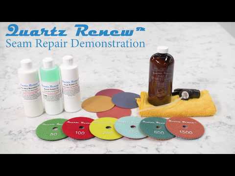 How To Remove A Seam On Quartz With The Quartz Renew System ~ Live Demonstration